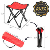 Outdoor Picnic Foldable Multi-function Rolling Cooler Upgraded Stool