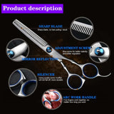 Hair Cutting Scissors for Women,Hair Cutting Scissors Set,Hairdressing Scissors Kit,Professional Hair Cutting Shears for Women Men Barber Salon Home Use