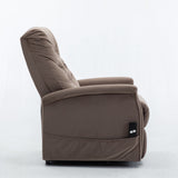 Power Lift Recliner Chair, Comfortable Velvet Fabric, Power Reclining Chair-Support Pickup