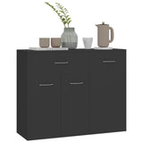 Sideboard Gray 34.6"x11.8"x27.6" Chipboard