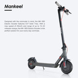 WiLEES Mankeel Electric Scooter 350W High Power Smart 8.5''E-Scooter, Lightweight Foldable with LCD-Display, 36V Rechargeable Battery Kick Scooters, Electric Brake for Adult