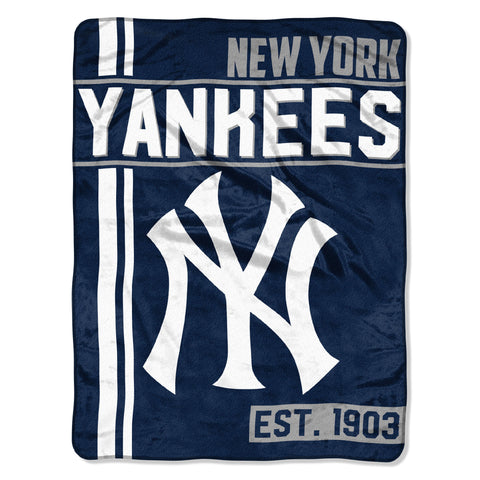 Yankees OFFICIAL Major League Baseball, "Walk Off" 46"x 60" Micro Raschel Throw by The Northwest Company