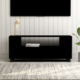 TV Cabinet Black 47.2"x13.7"x16.9" Chipboard