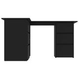 Corner Desk Black 57.1"x39.4"x29.9" Chipboard