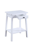 ACME Kaife Accent Table, White Finish YF