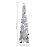 Popup Artificial Christmas Tree 129 cm PET