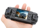 Carcam III Car DVR - 2 x 180 Degree Rotating Cameras, 2.3 Inch LCD Screen, G-Sensor, GPS, 140 Degree Lens