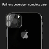 Phone Screen Film For iPhone 11/11 Pro/11 Pro Max Full Cover Tempered Glass Camera Lens Screen Protector Silver