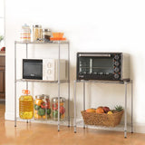 Changeable Assembly Floor Standing Carbon Steel Storage Rack Silver