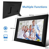 10.1 Inch 16GB Smart WiFi Cloud Digital Picture Frame with 800x1280 IPS LCD Panel