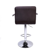 2pcs 60-80cm 6 Checks Round Cushion Bar Stools with Armrest Coffee