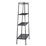 Widen 4 Tiers Bookshelf Black