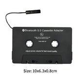 Car Universal Bluetooth Converter Car Tape MP3 Stereo Bluetooth Audio Cassette Adapter black