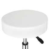 Round Stool Ha Ha Feet Rotation Bar Stool White