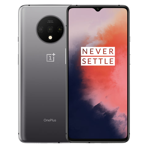 Global ROM OnePlus 7T 8GB 128GB Smartphone Snapdragon 855 Plus Octa Core 90Hz AMOLED Screen 48MP Triple Cameras NFC Silver_8+256GB