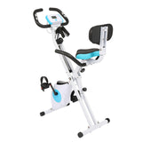 Home Folding Exercise Bike White