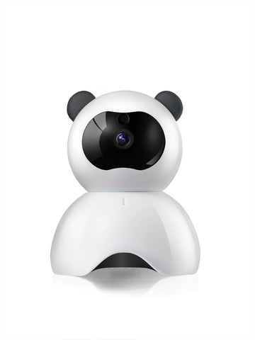 Indoor IP Camera - 1/4-Inch CMOS, 720P HD Video, Remote Access, 20m Night Vision Support, 120-Degree Viewing Angle, Panda Design