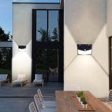 208 LED Solar Power Light PIR Motion Sensor Security Outdoor Garden Wall Lamp US **