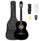 38 inch Classic Guitar with Bag & Board &Belt & Liquid Crystal Tuner & Strings Set **