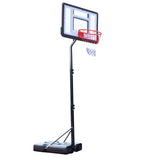 Basketball Hoop PVC Transparent Backboard with Adjustable Height 7ft - 8.5ft