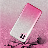 for HUAWEI P20 LITE/P30 LITE/P40 LITE/Nova6SE/Nova 7i Phone Case Gradient Color Glitter Powder Phone Cover with Airbag Bracket Pink