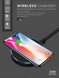 Qi Wireless USB Fast Charging Charger for Phone X XR 11pro Max QC3.0 10W Samsung S9 S8 Note 9 S10 Gold