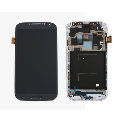 LCD Digitizer Touch Screen + Frame for Samsung Galaxy S4 i337 M919 i9500 i9505 i545 L720 R970 Blue