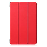 For Samsung Tab A 10.1 2019 T510 t515 Tablet PC Protective Case Flip Type Red wine