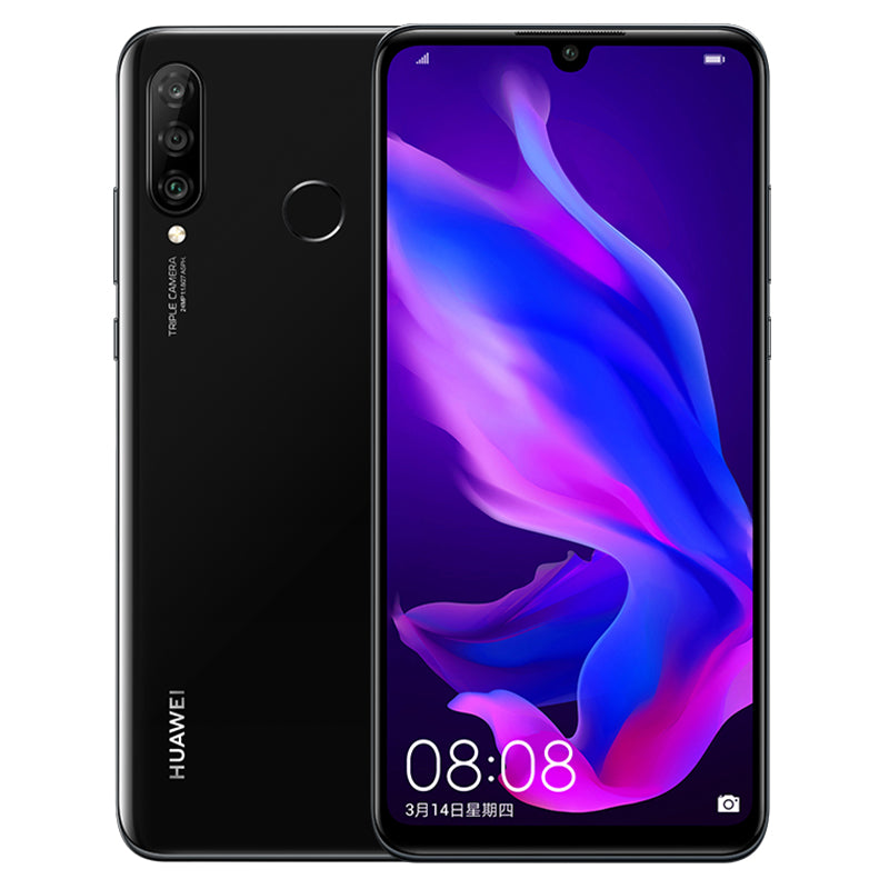 HUAWEI P30 Lite NOVA 4E 6.15 inches 32MP Camera Smartphone Midnight Black 4G+128G