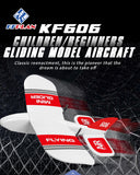 KF606 2.4Ghz RC Airplane Flying Aircraft EPP Foam Glider Toy Airplane 15 Minutes Fligt Time RTF Foam Plane Toys Kids Gifts 1 battery