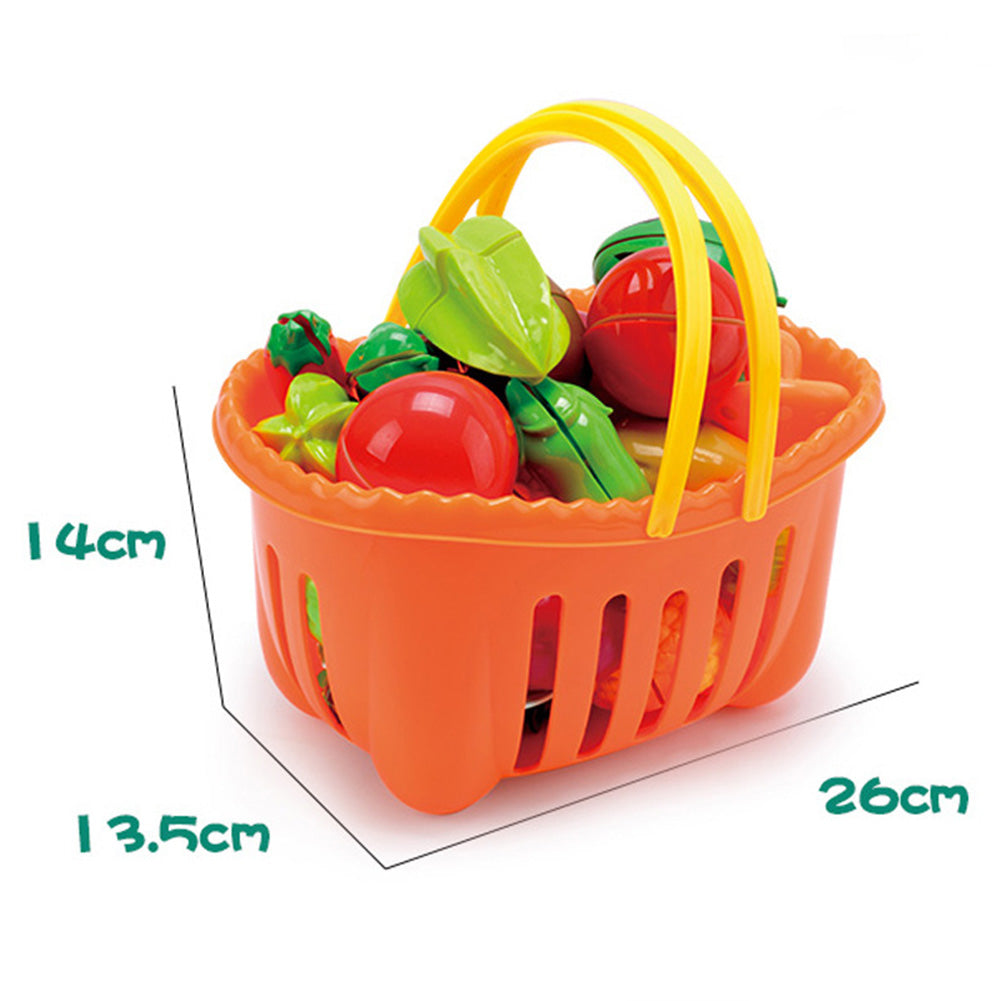 Children Cute Pretend Play Simulation Fruit Vegetable Set for Kids   Fruit basket