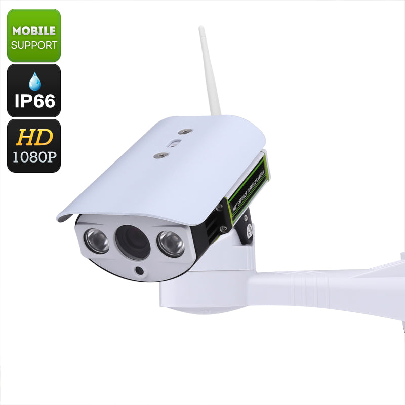 Full HD PTZ IP Camera - 1/2.8 Inch CMOS, 1080P Recordings, Motion Detection, Mobile Support, 50M Night Vision, IP66, ONVIF