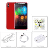 E-Ceros X Android Phone - Quad-Core CPU, Dual-IMEI, 3G, 5-Inch Display, Android 6.0, 1950mAh Battery (Red)