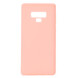 for Samsung NOTE 9 Cute Candy Color Matte TPU Anti-scratch Non-slip Protective Cover Back Case Light pink