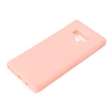 for Samsung NOTE 9 Cute Candy Color Matte TPU Anti-scratch Non-slip Protective Cover Back Case Light pink