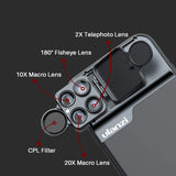 For 11PRO MAX Camera Lens Full Cover Protective Metal Ring Back Camera Lens Protector Case iPhone11 PRO MAX five lens phone case