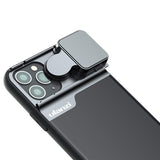 For 11PRO MAX Camera Lens Full Cover Protective Metal Ring Back Camera Lens Protector Case iPhone11 PRO MAX five lens phone case