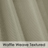 72""*72"" Polyester Waffle Weave Plaid Bathroom Shower Curtain Waterproof Wrinkle Resistant Privacy Protection Decorative Home Hotel Bath Curtain