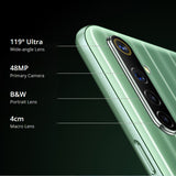 Global Version realme 6i 4GB 128GB 6.5'' Mini-drop Fullscreen Helio G80 Octa Core 48MP AI Quad Camera 5000mAh Battery green