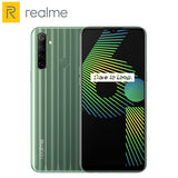 Global Version realme 6i 4GB 128GB 6.5'' Mini-drop Fullscreen Helio G80 Octa Core 48MP AI Quad Camera 5000mAh Battery green