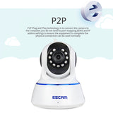 HD Dome Camera - 720p, IR Cut, P2P, 4 Online Visitors, 32GB SD Card Support, PTZ, 10m Night Vision, WiFi, App Support