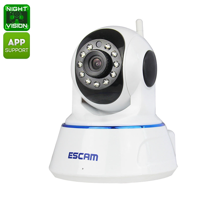 HD Dome Camera - 720p, IR Cut, P2P, 4 Online Visitors, 32GB SD Card Support, PTZ, 10m Night Vision, WiFi, App Support