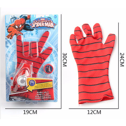 Children Cute Cartoon Movie Figure Gloves Toy Launcher Spiderman