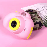 Cute Portable 2.0" LCD Mini Camera Dual Cameras 8.0MP Kids Children Digital Camera Pink