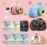 Cute Portable 2.0" LCD Mini Camera Dual Cameras 8.0MP Kids Children Digital Camera Pink