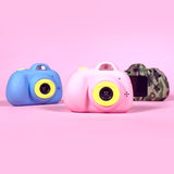 Cute Portable 2.0" LCD Mini Camera Dual Cameras 8.0MP Kids Children Digital Camera Pink