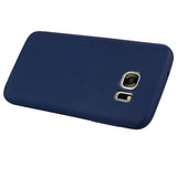 for Samsung S7 Cute Candy Color Matte TPU Anti-scratch Non-slip Protective Cover Back Case Navy