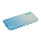 For Samsung A10/A50/A30S/A70/A20S Phone Case Gradient Color Glitter Powder Phone Cover with Airbag Bracket green