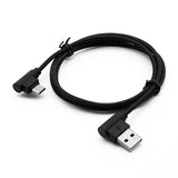 Nylon braided USB Cable Lightning/Micro USB 90 Degree Right Angle Male Data Sync and Fast Charging Charger Cable For iPhone and Samsung Android Phones Black