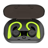 Kawbrown BE1018 TWS New Bluetooth 5.0 Earphone Noise Cancelling Bass Sports Wileless Bluetooth Headphone Green